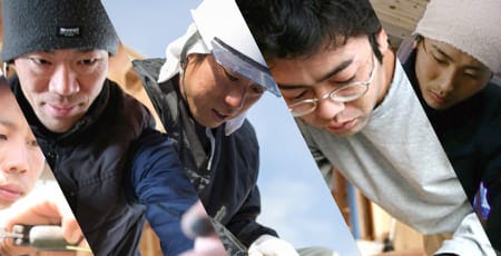 高い技術と熱い情熱を持つ職人たち。その職人技は上質な住まいに必要不可欠。