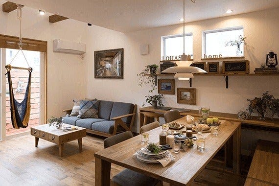 夏は涼しく冬は暖かい。 自然素材の家を肌で感じて下さい