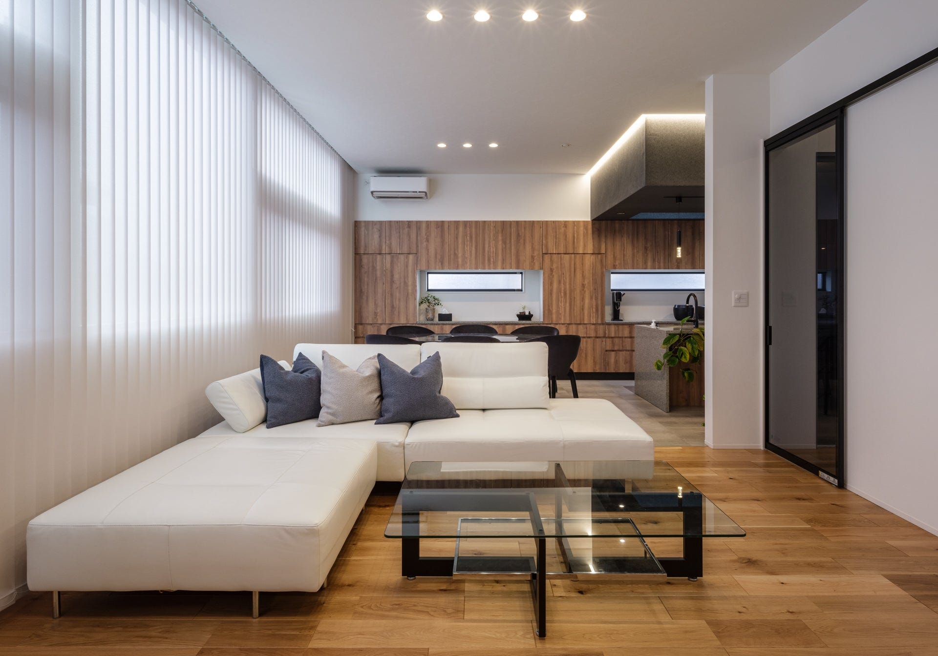 Point.04　大空間のリビングダイニング